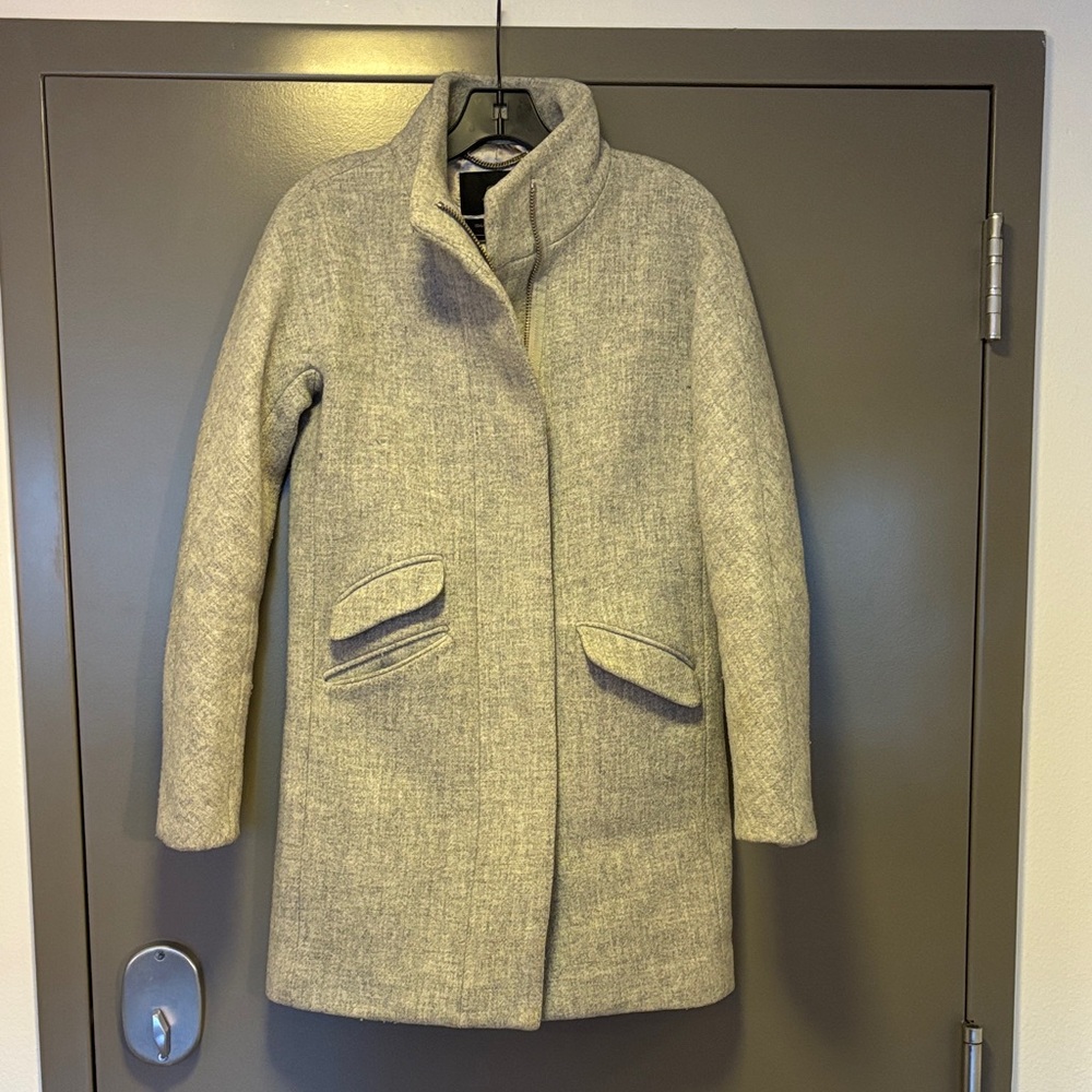 J. Crew Gray Women's Wool Coat